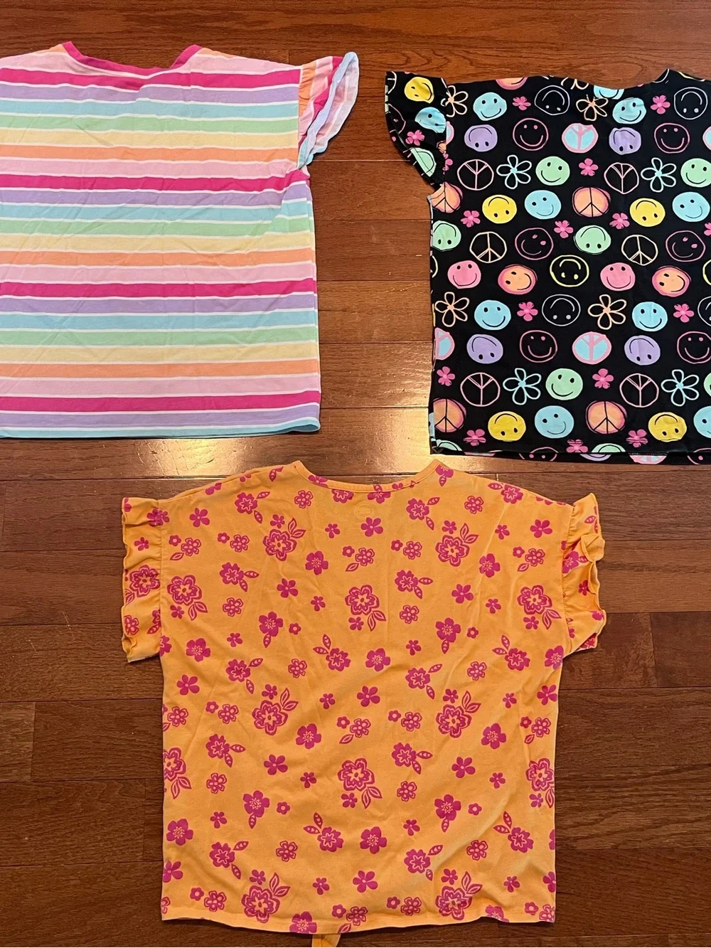 Girls' Ruffle Sleeve Top Size 16